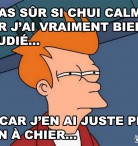 Avant un examen final
