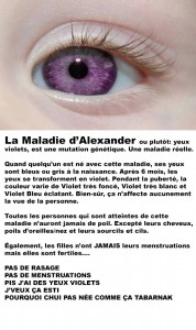 Maladie D Alexander Yeux