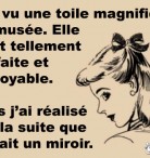 Toile au musée