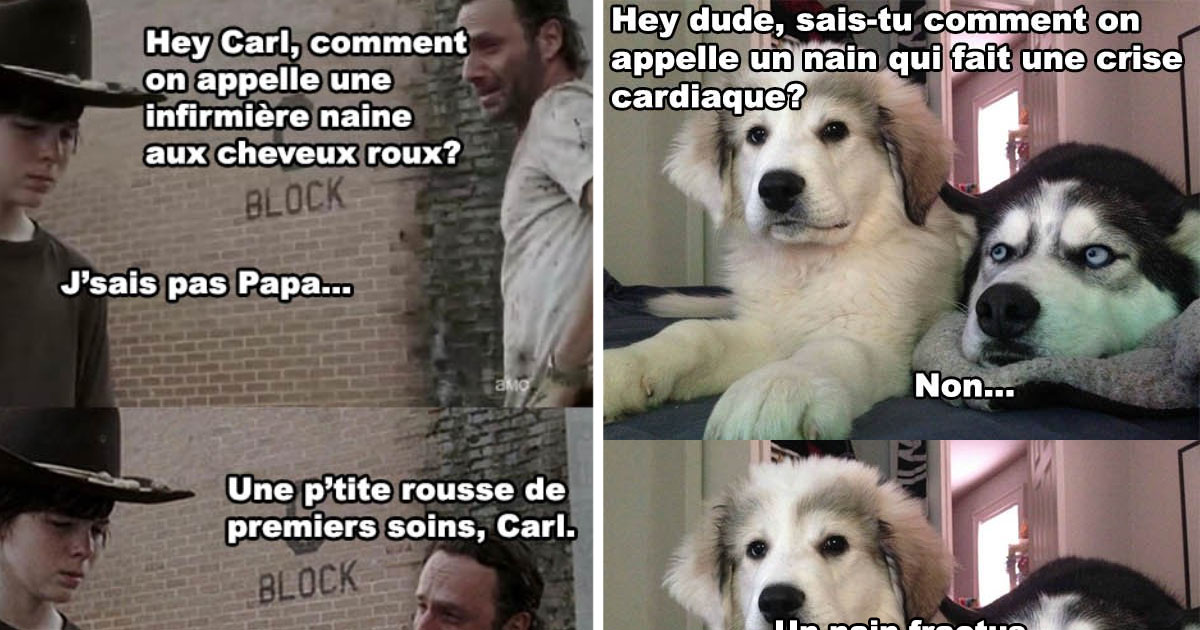 Le ramassis officiel des pires blagues de nains de la planète