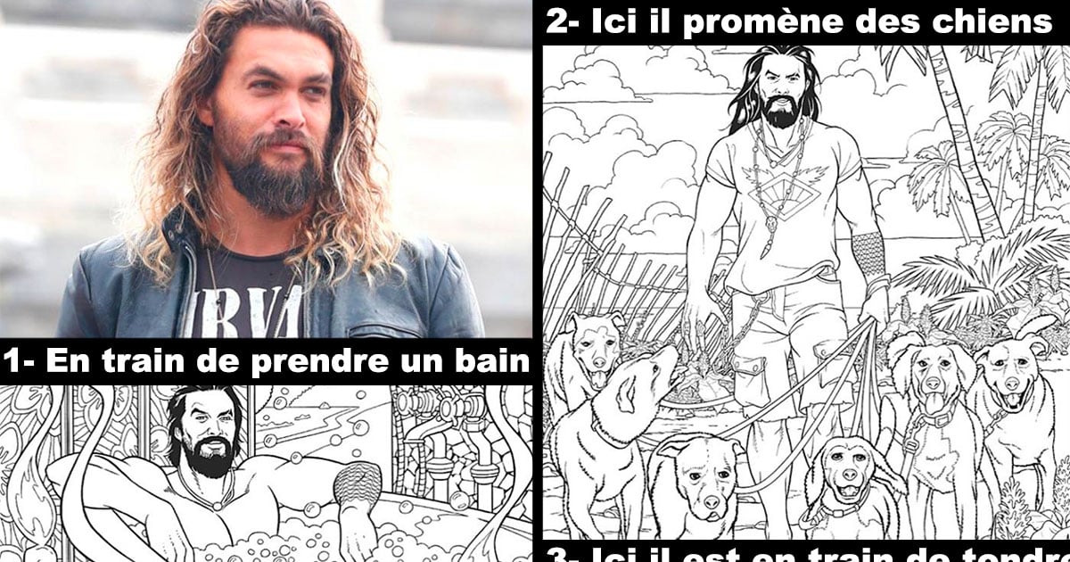 Download Il existe un livre à colorier de Jason Momoa qui est supposé vous aider à réduire votre stress ...