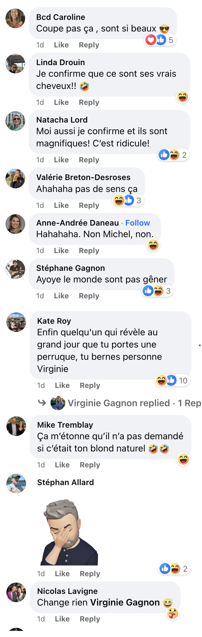 La présentatrice de météo Virginie Gagnon remet à sa place un homme qui critiquait son physique.