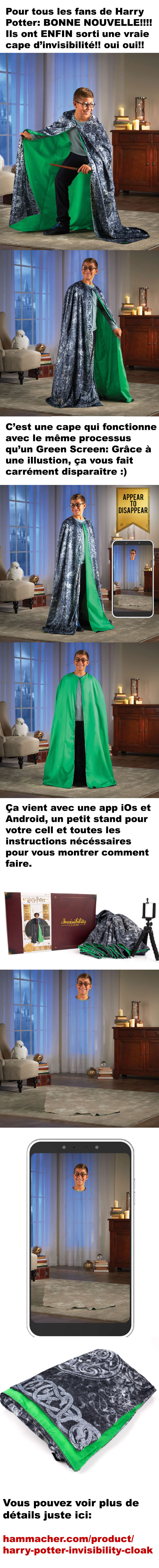 COMMENT FAIRE UNE CAPE D'INVISIBILITÉ ! 