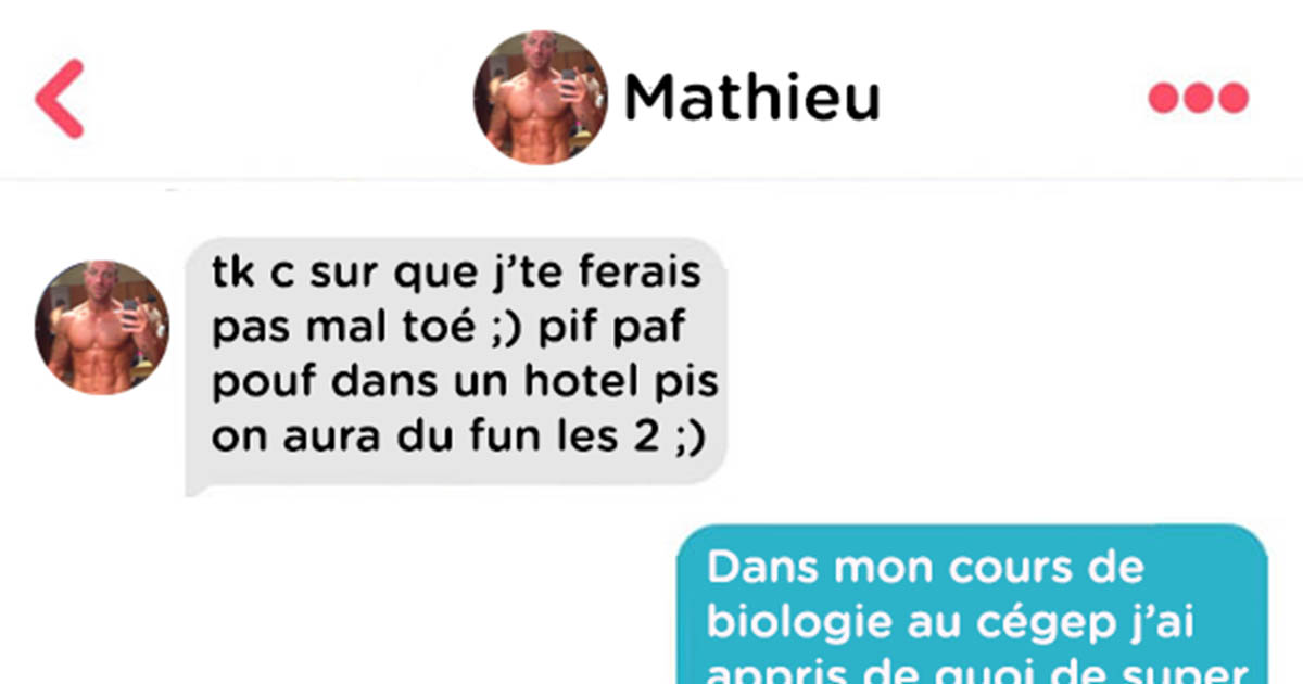 Rencontrer fille tinder