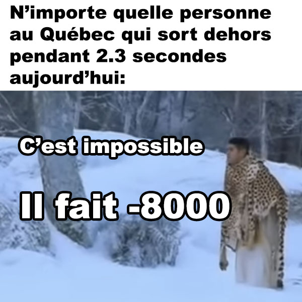 Dehors au Québec