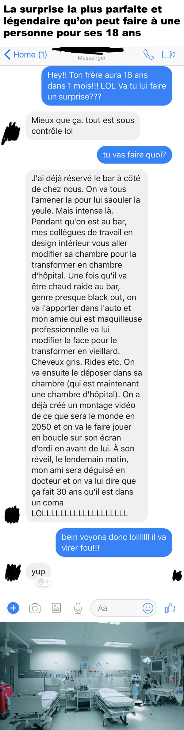 La surprise la plus parfaite et légendaire qu