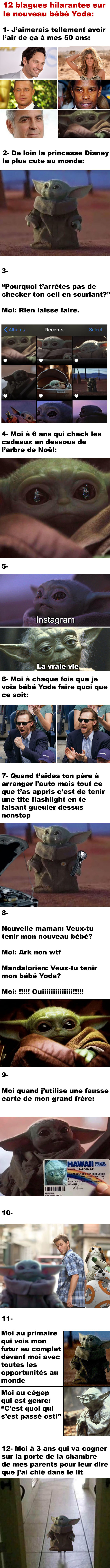 12 Blagues Hilarantes Sur Le Nouveau Bebe Yoda