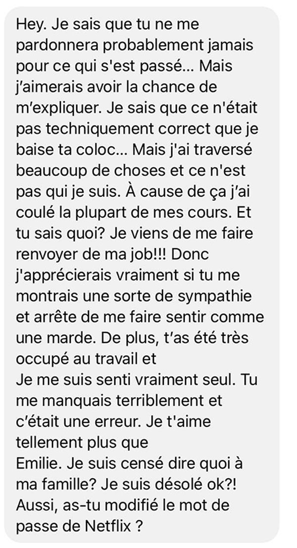 Une Fille Qui S Est Faite Tromper Par Son Ex Engage Une Violoniste Pour Lire Les Excuses Ridicules Qu Elle A Recu De Sa Part