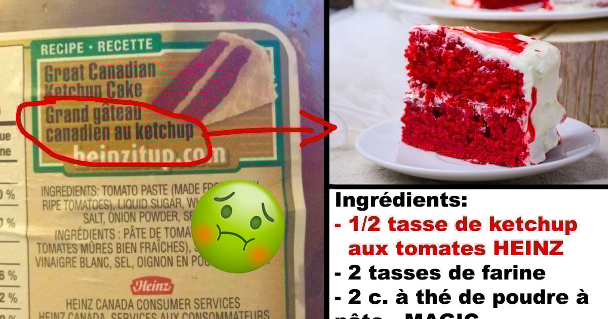 Une Recette De Gateau Au Ketchup Devient Virale Et Les Gens Sont Indecis Une Recette De Gateau Au Ketchup Devient Virale Et Les Gens Sont Indecis