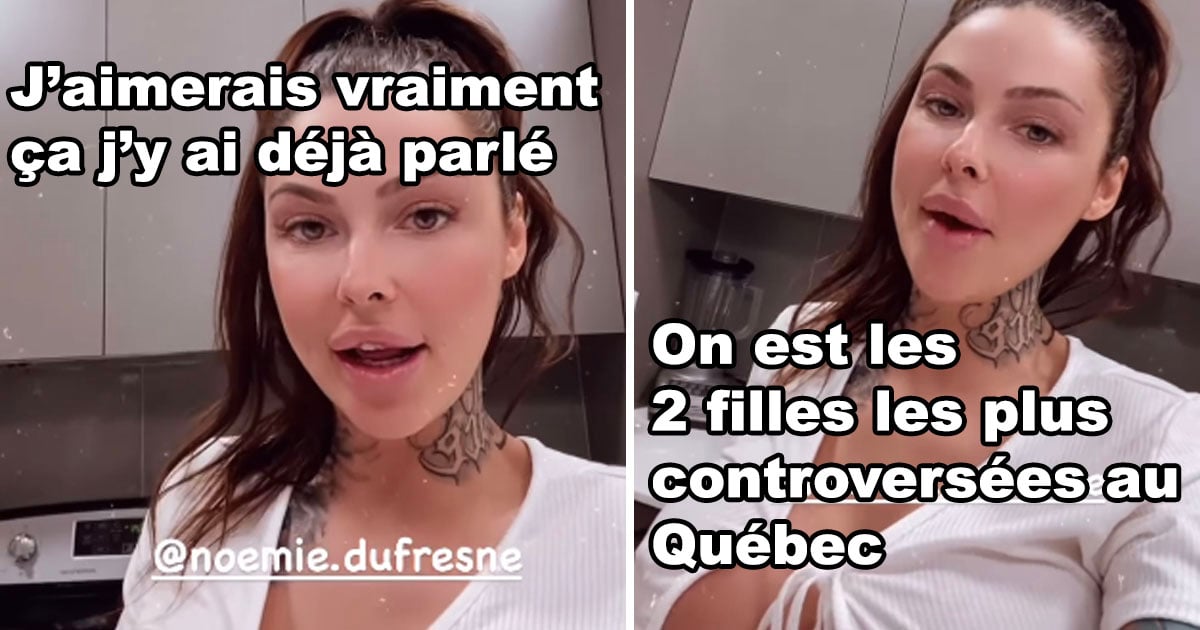 Noémie Dufresne Se Cherche Des Filles Pour Son Onlyfans Et La Fille De Luqam Est Intéressée à 