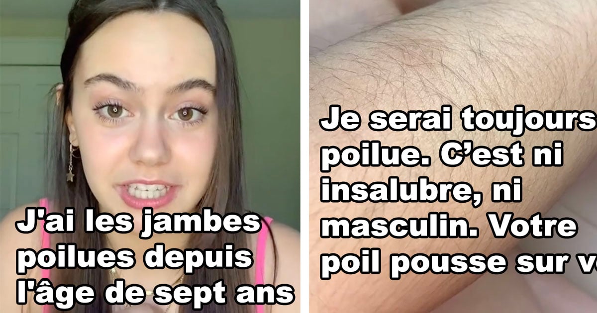Une fille de 20 ans très poilue assume complètement son poil et lance un message clair aux gars