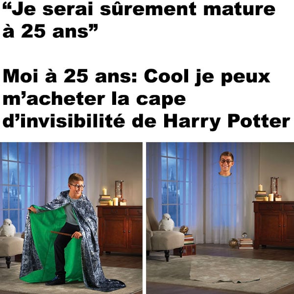 Cape d'Invisibilité Harry Potter (dégriffé) - Super Insolite