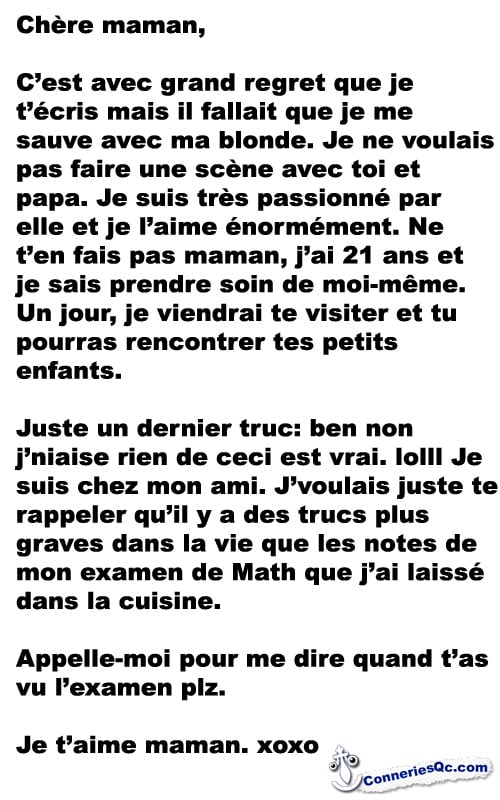 Lettre à ma grande — Je suis une maman